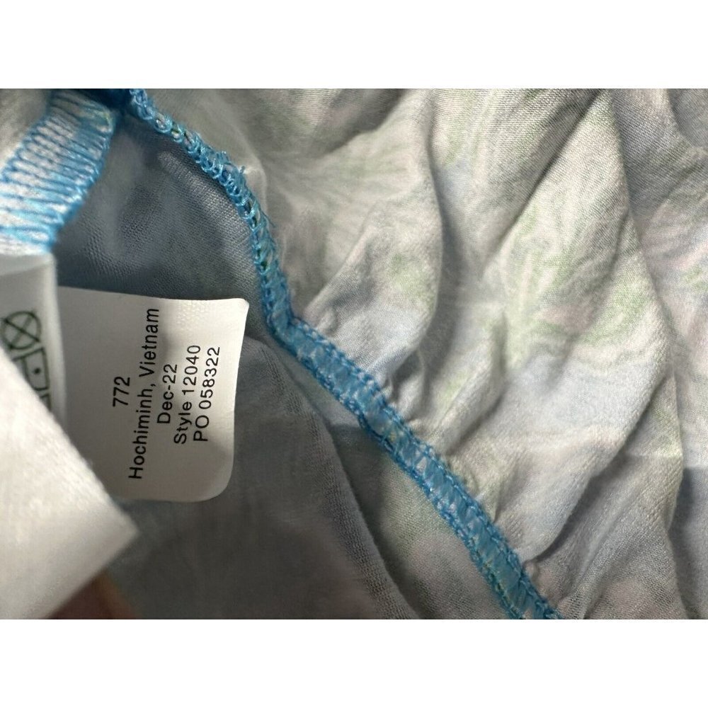 Lilly Pulitzer Brantley Midi Wrap Dress Cumulus Blue Chick Magnet Print Sz Small - Picture 7 of 8